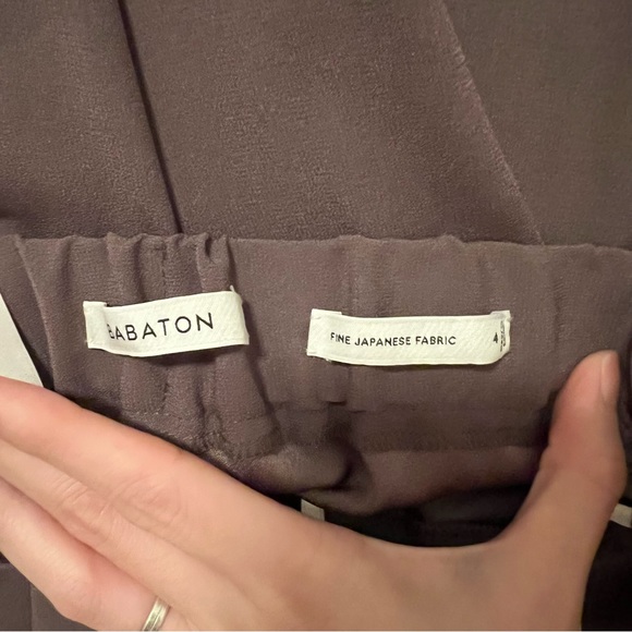 BNWT Aritzia Babaton Clancy Pant Wide Leg Full Length High Rise Size 4 - Picture 14 of 14